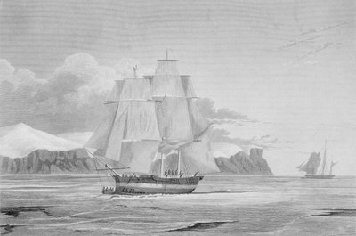 Sailing through young ice, September 1824, from 